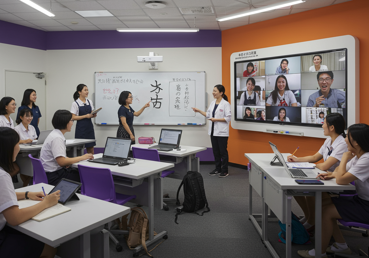 ห้องเรียนไฮบริดกับการพัฒนาทักษะภาษาเอเชีย: แนวโน้มใหม่คณะศิลปศาสตร์ ม.ศรีปทุม