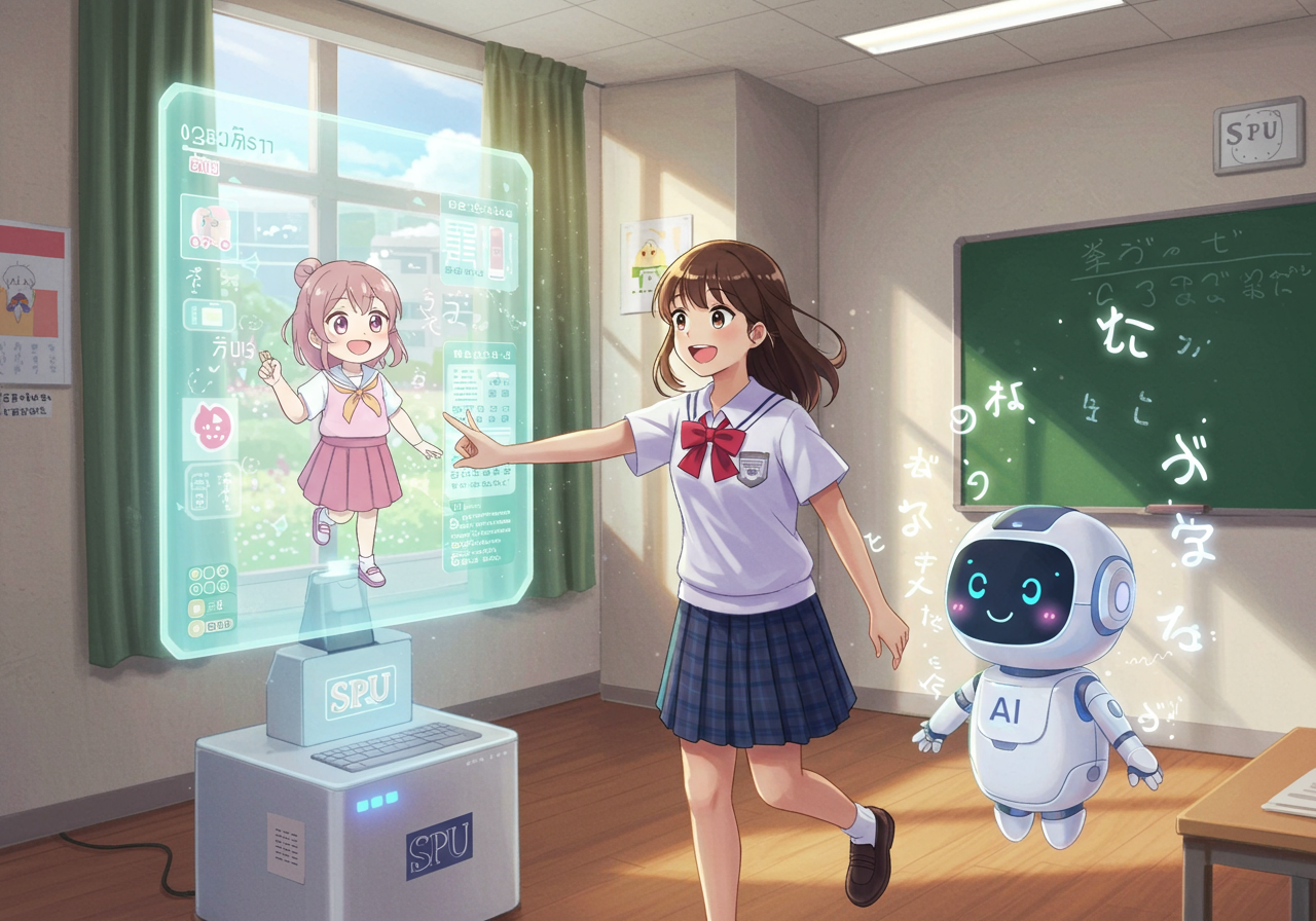 อนิเมะและ AI ในห้องเรียน: นวัตกรรมการศึกษาภาษาญี่ปุ่นใน SPU
