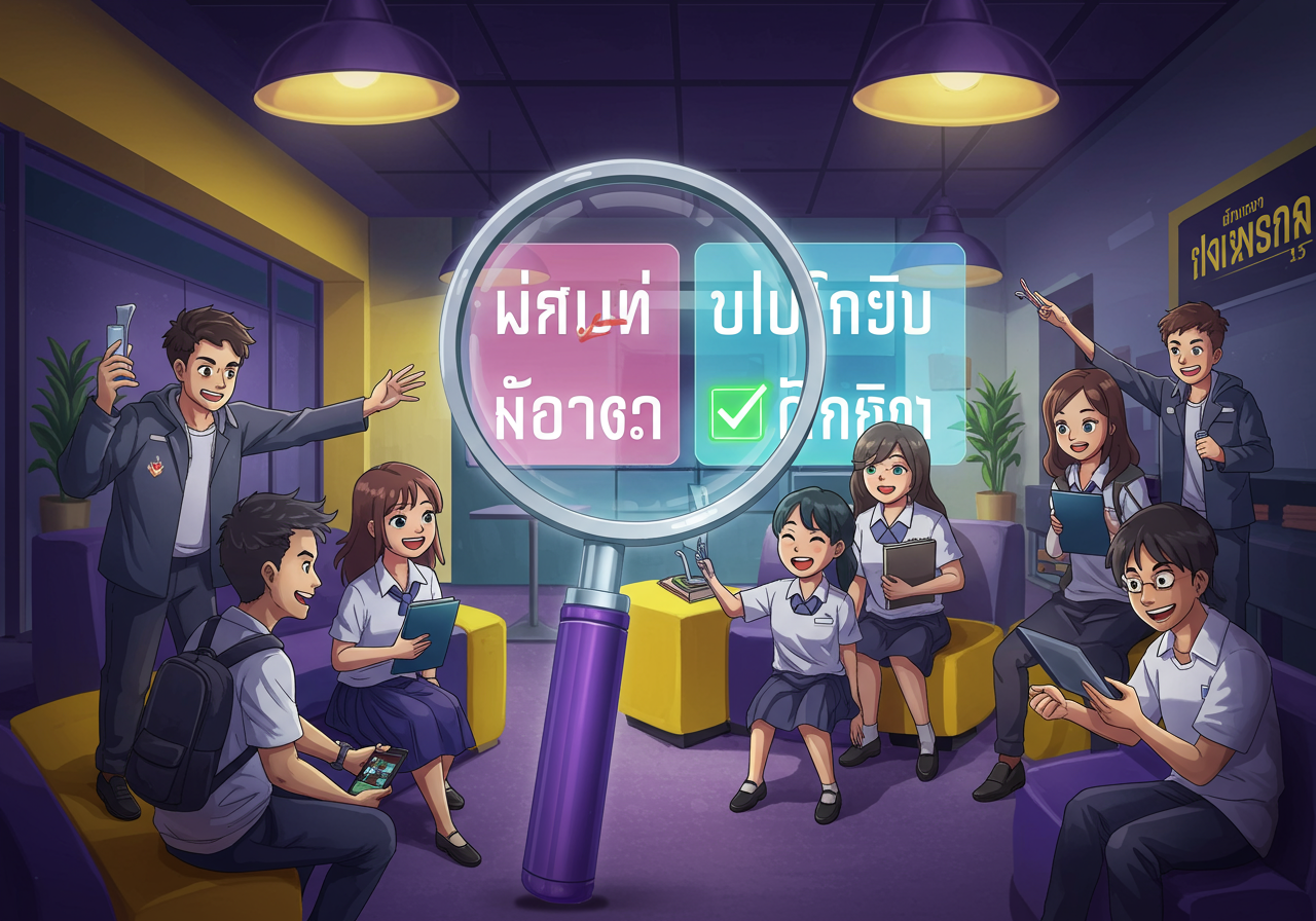 อัปสกิลภาษายุคใหม่: เจาะลึกวลีผิดสุดพีคของเด็กศิลปศาสตร์ มหาวิทยาลัยศรีปทุม