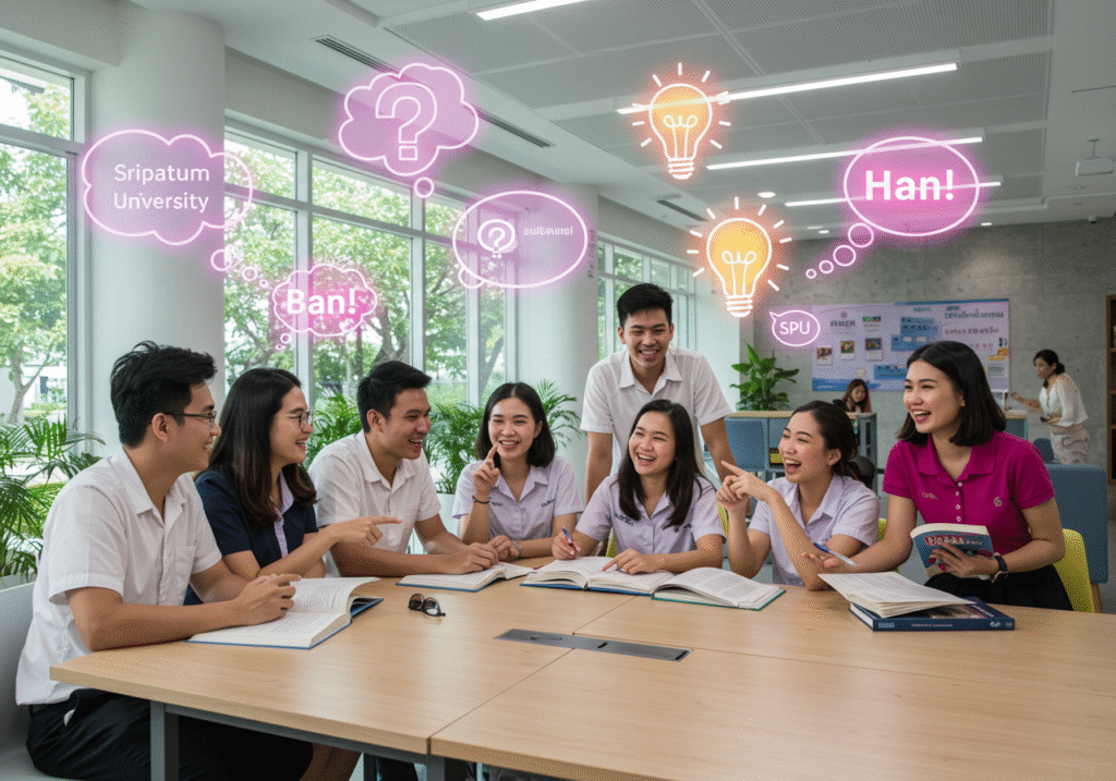 เทคนิคการตั้งคำถามกับตัวเอง: เสริมทักษะนักศึกษาคณะศิลปศาสตร์ SPU