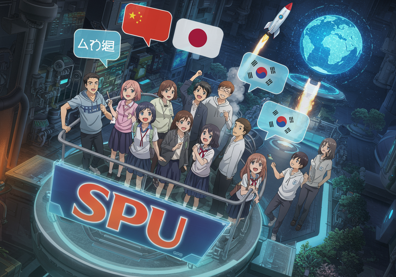 เทรนด์การเรียนภาษาต่างประเทศ 2025 ใน SPU: เลือกเรียนภาษาไหนให้ตรงกับยุคสมัยและโอกาส