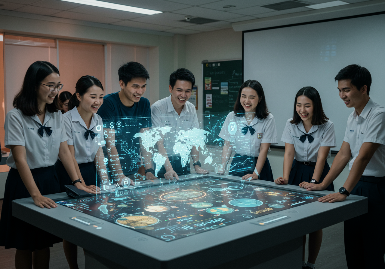 เปิดโลกการเรียนรู้ภาษาแห่งอนาคตที่มหาวิทยาลัยศรีปทุม: บทบาทของ AI ในคณะศิลปศาสตร์