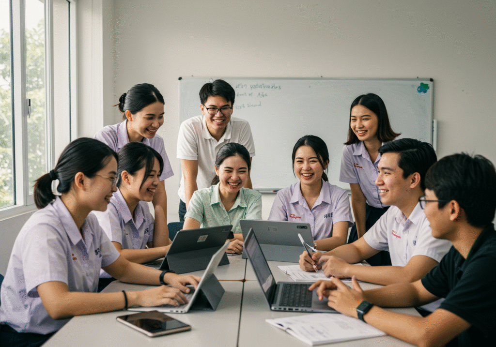 เรียนภาษากับตัวจริงที่มหาวิทยาลัยศรีปทุม: อัปเดตหลักสูตรสู่ทักษะสากลปี 2025