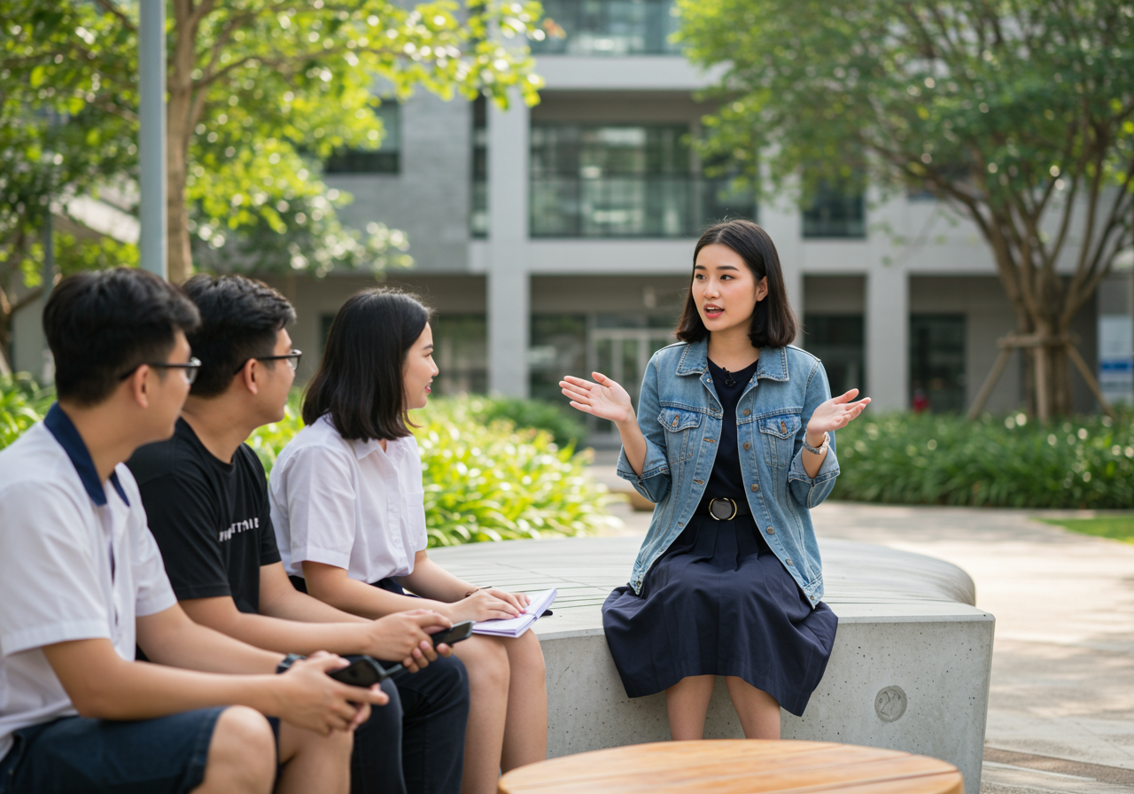5 วิธีลดรูปประโยคเพื่อการพูดคล่องในชีวิตประจำวันของชาวศิลปศาสตร์ มหาวิทยาลัยศรีปทุม