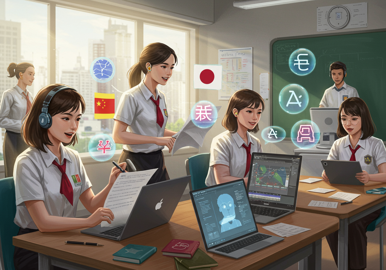 5 เทรนด์ทักษะภาษาแห่งปี 2025 ที่เด็กคณะศิลปศาสตร์ มหาวิทยาลัยศรีปทุม ต้องรู้