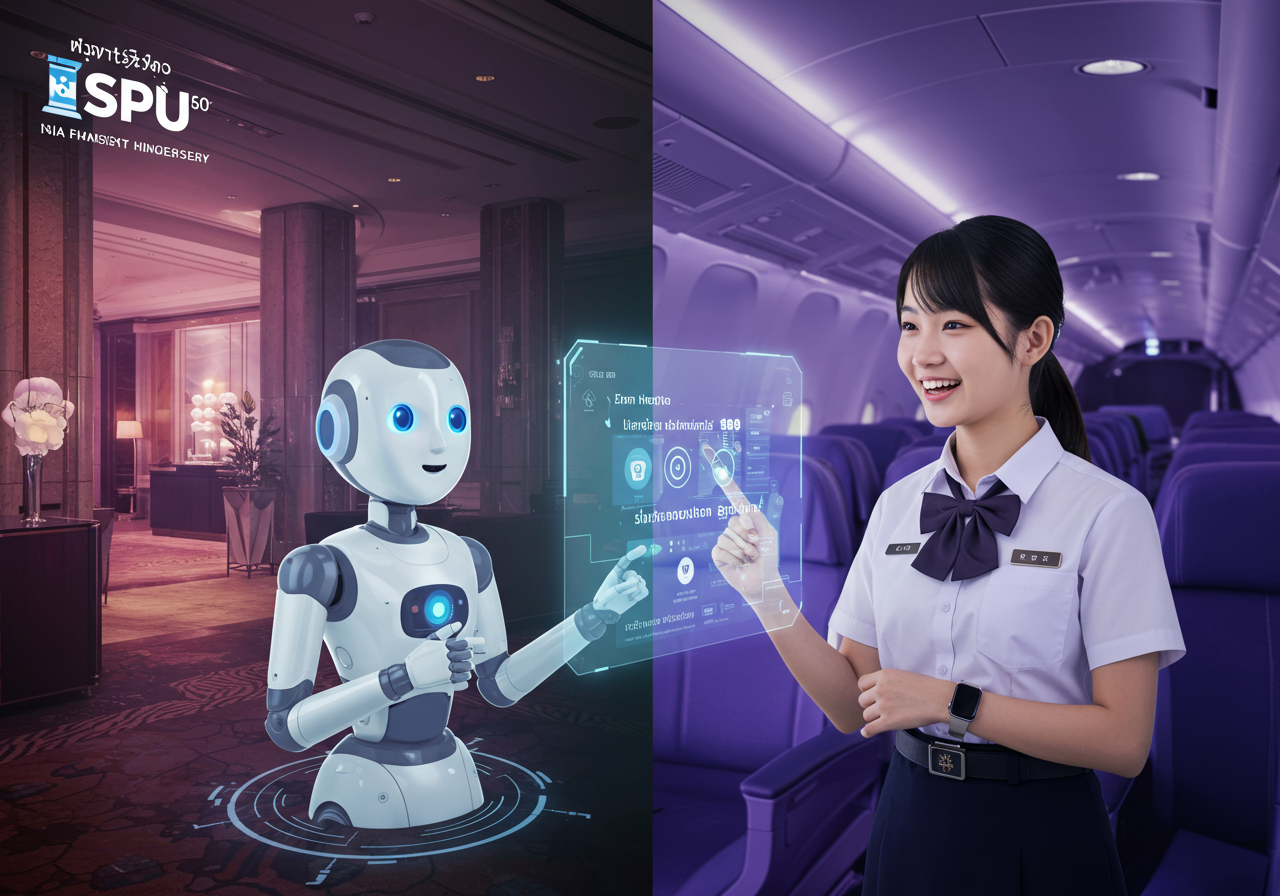 AI และ Chatbot กับการยกระดับการใช้ภาษาอังกฤษเพื่องานบริการในโรงแรมและการบิน