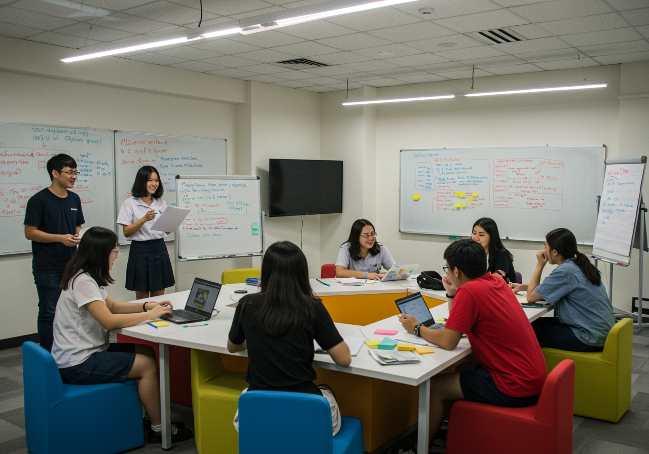 Active Learning กับการสร้างบรรยากาศใช้ภาษาอังกฤษอย่างต่อเนื่องในคณะศิลปศาสตร์ SPU
