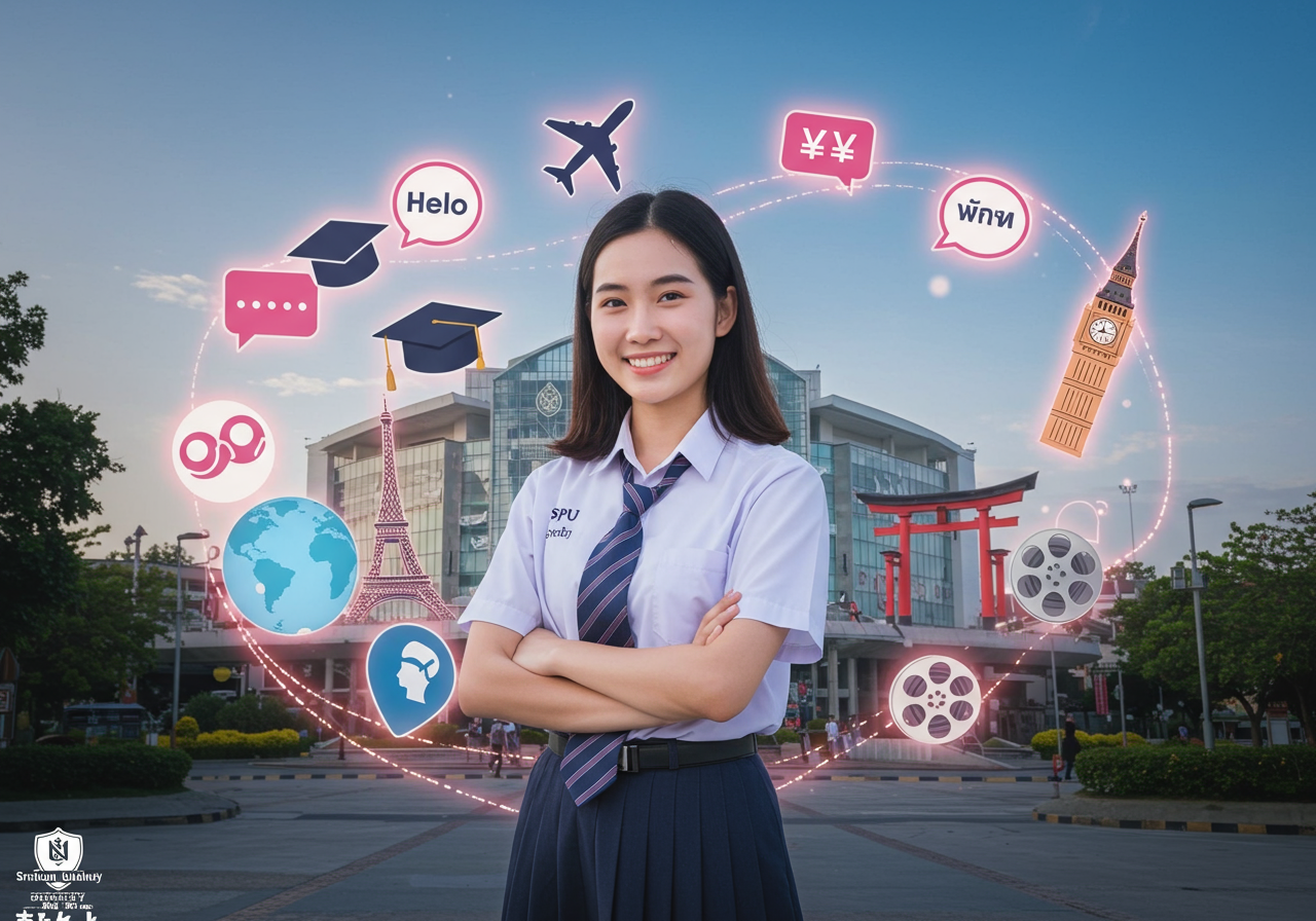 Soft Power กับการสร้างโอกาสทางอาชีพ: การเรียนภาษาอังกฤษ จีน ญี่ปุ่น ในคณะศิลปศาสตร์ SPU ปี 2025