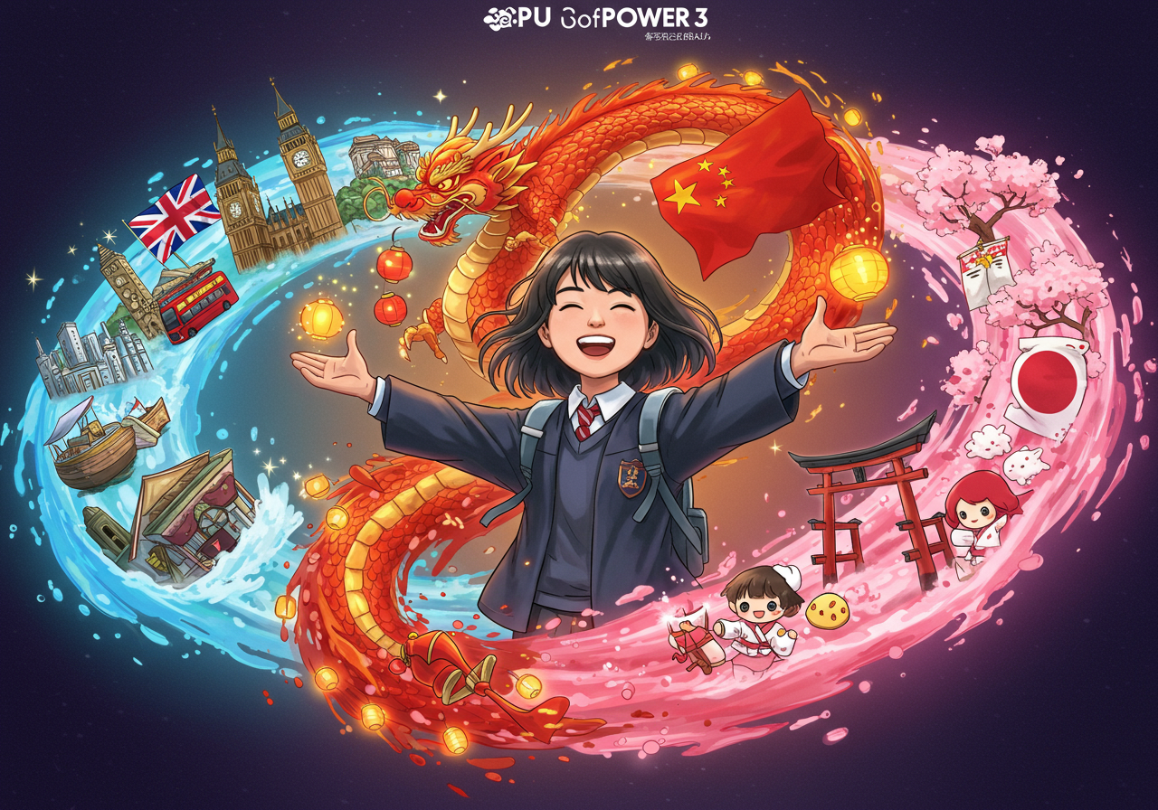 Soft Power ของอังกฤษ จีน ญี่ปุ่น: อิทธิพลต่อหลักสูตรคณะศิลปศาสตร์ในมหาวิทยาลัยศรีปทุม (SPU)