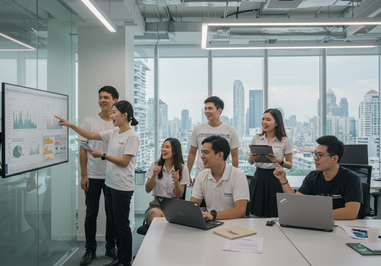 Work-Integrated Learning สุดปัง! นักศึกษา SPU ฝึกงานจริงกับบริษัทชั้นนำ ผ่านหลักสูตรคณะศิลปศาสตร์