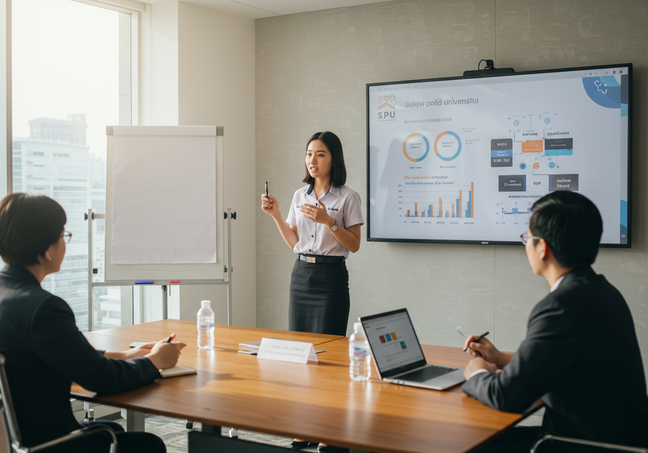 ความสำคัญของ Business English ในสายงานศิลปศาสตร์: ตัวอย่างจาก SPU