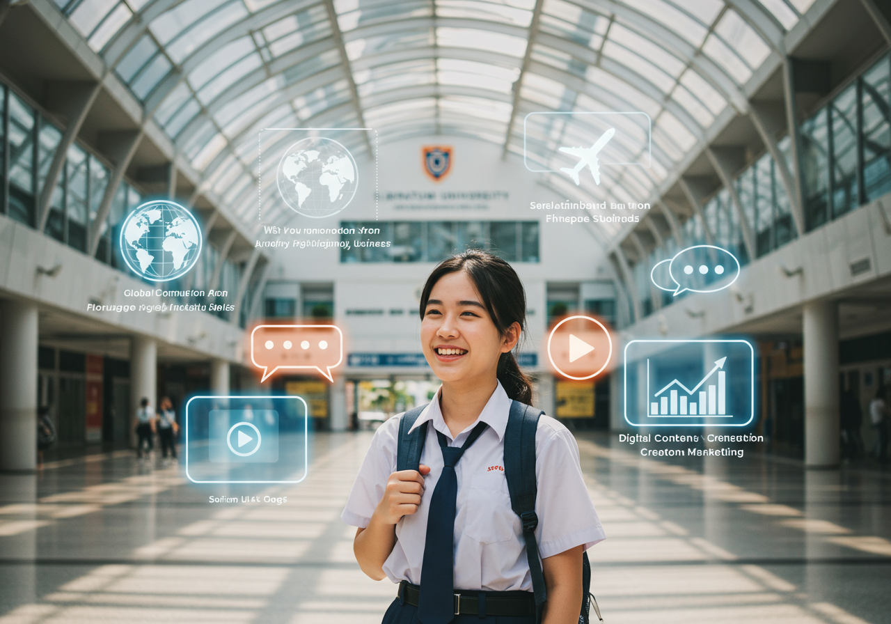 จุดเด่นคณะศิลปศาสตร์ ม.ศรีปทุม: เส้นทางนักสื่อสารมืออาชีพยุคดิจิทัล