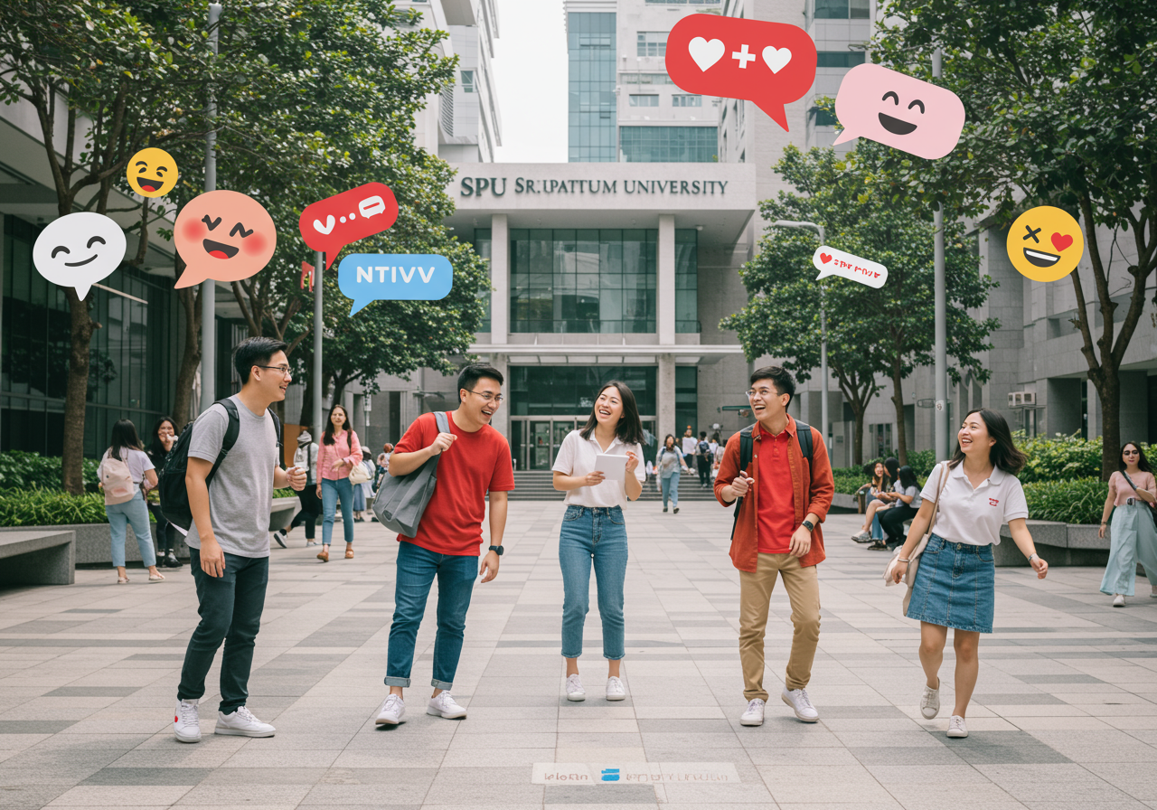 ถอดรหัสศัพท์ Gen Z: วลีสุดฮิตที่นักศึกษาคณะศิลปศาสตร์ ม.ศรีปทุม ควรรู้ เพื่อไม่ให้เอ้าท์!