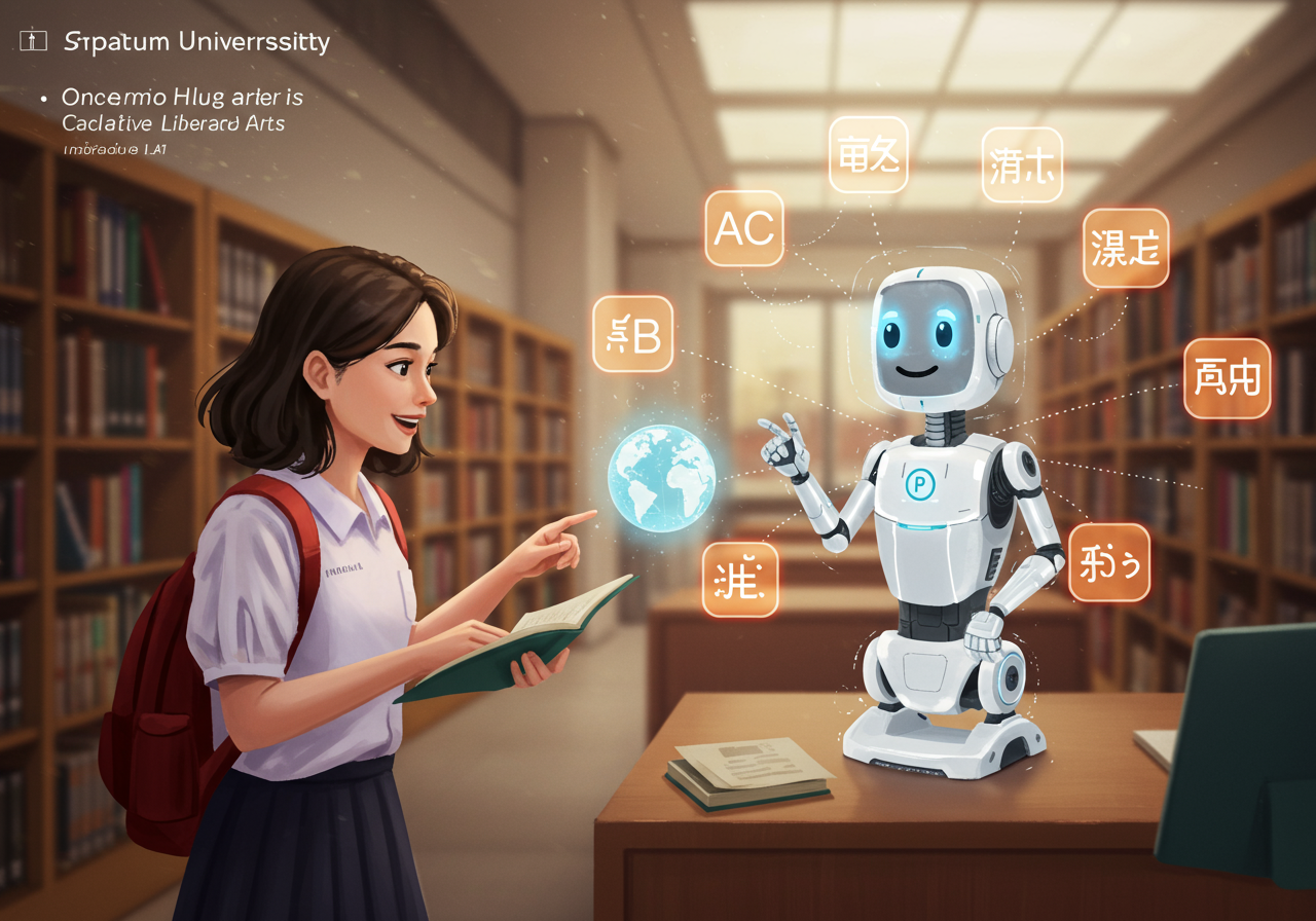 นวัตกรรมการเรียนภาษาในยุค AI ที่คณะศิลปศาสตร์ มหาวิทยาลัยศรีปทุม