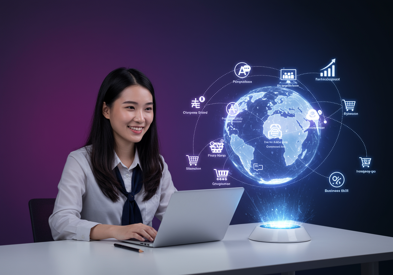 พาณิชย์อิเล็กทรอนิกส์ยุคใหม่: ศาสตร์แห่งภาษากับ Business Skill ที่เด็กศิลปศาสตร์ SPU ต้องรู้