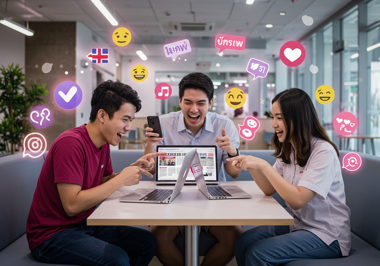 รีวิวแหล่งข่าวภาษาอังกฤษยอดฮิตปี 2025 ช่วยฝึกภาษาให้กับนักศึกษา SPU