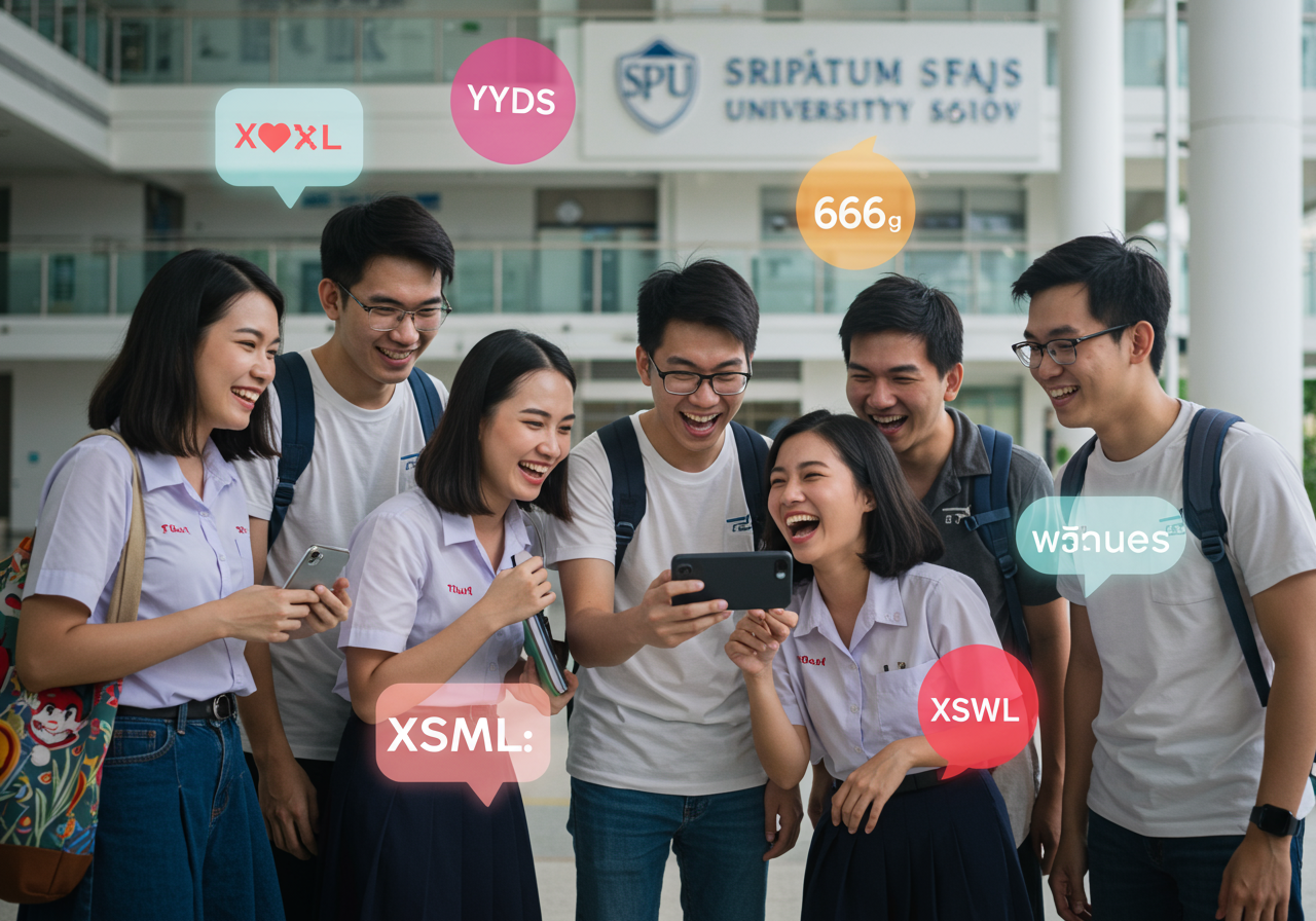 ศัพท์สแลงจีนสุดคูล! ฟาดสกิลวัยรุ่นในรั้วคณะศิลปศาสตร์ SPU