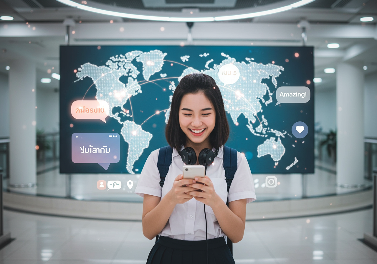 สร้างอนาคตใหม่ในสายคอนเทนต์ระดับโลก: เด็กศิลปศาสตร์ SPU กับสกิลสร้างคอนเทนต์สองภาษา