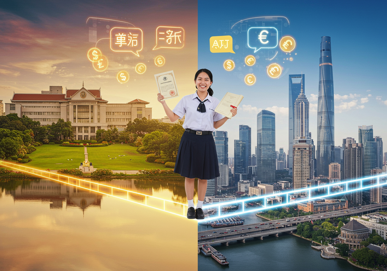 หลักสูตร 2+2 คณะศิลปศาสตร์ SPU กับการเรียนภาษาจีนเชิงธุรกิจ