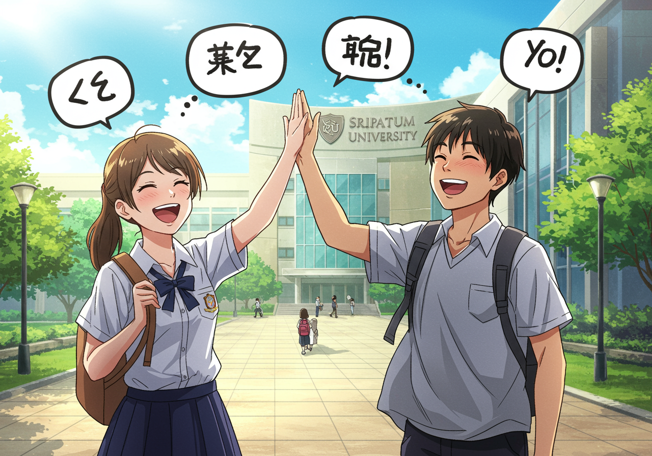 หลากหลายคำทักทายภาษาจีนตามระดับความสนิทใจ สำหรับนิสิต SPU คณะศิลปศาสตร์