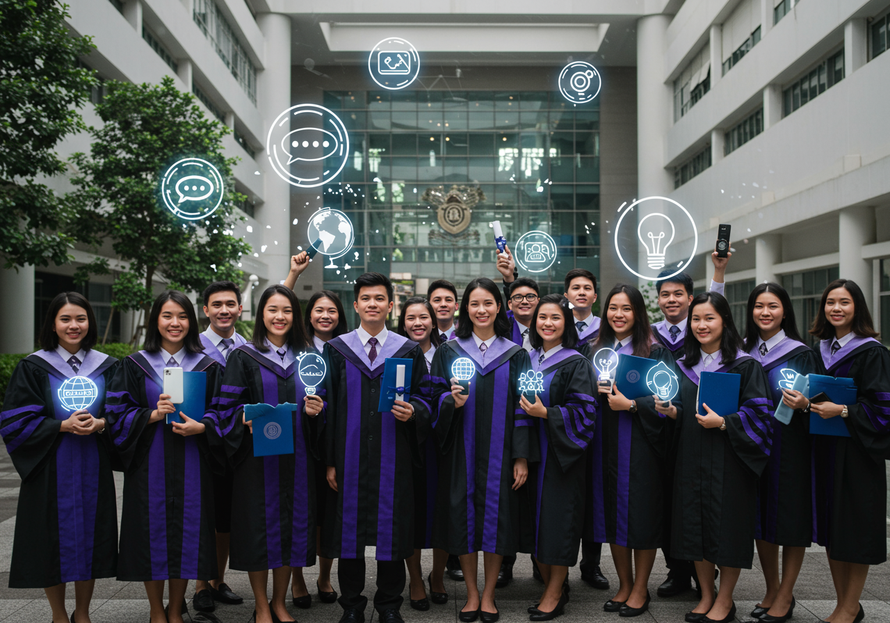 อนาคตสายสื่อสารดิจิทัล จบคณะศิลปศาสตร์ ม.ศรีปทุม มีงานรองรับจริงหรือ?