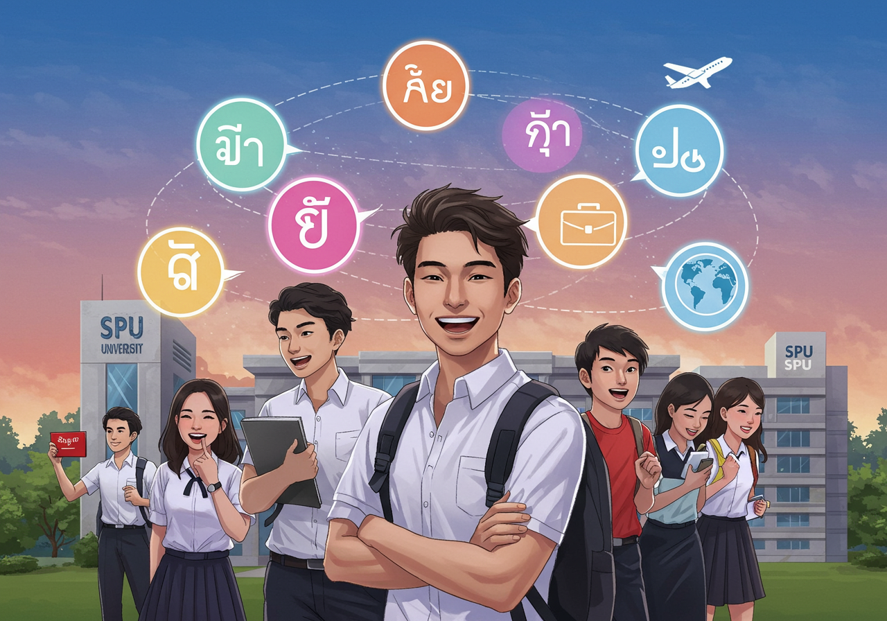 อัปสกิลภาษา ทางลัดเข้าทำงานกับองค์กรชั้นนำ: มุมมองบัณฑิตคณะศิลปศาสตร์ SPU