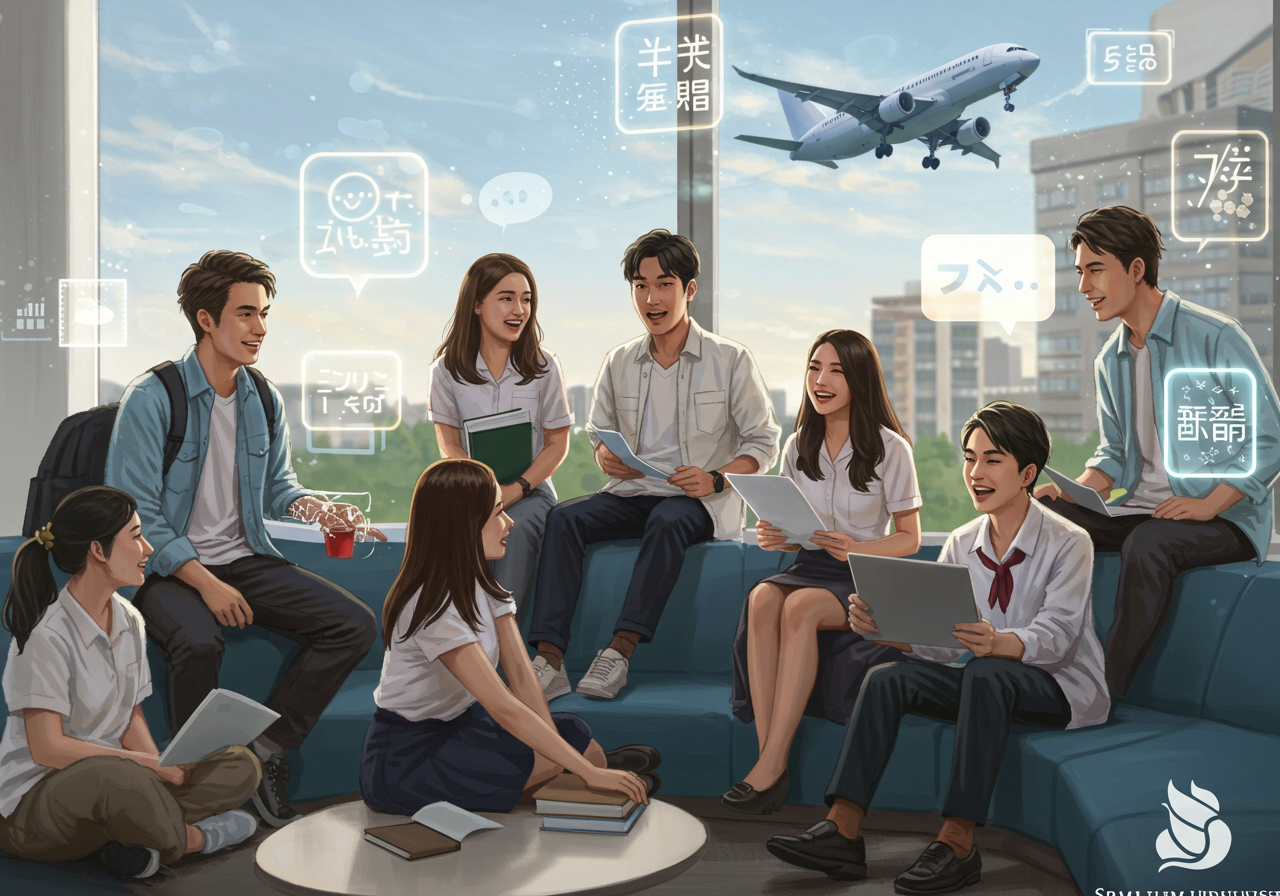 อัปสกิลภาษายุคใหม่ นักศึกษาคณะศิลปศาสตร์ มหาวิทยาลัยศรีปทุม พร้อมสู่ตลาดงาน