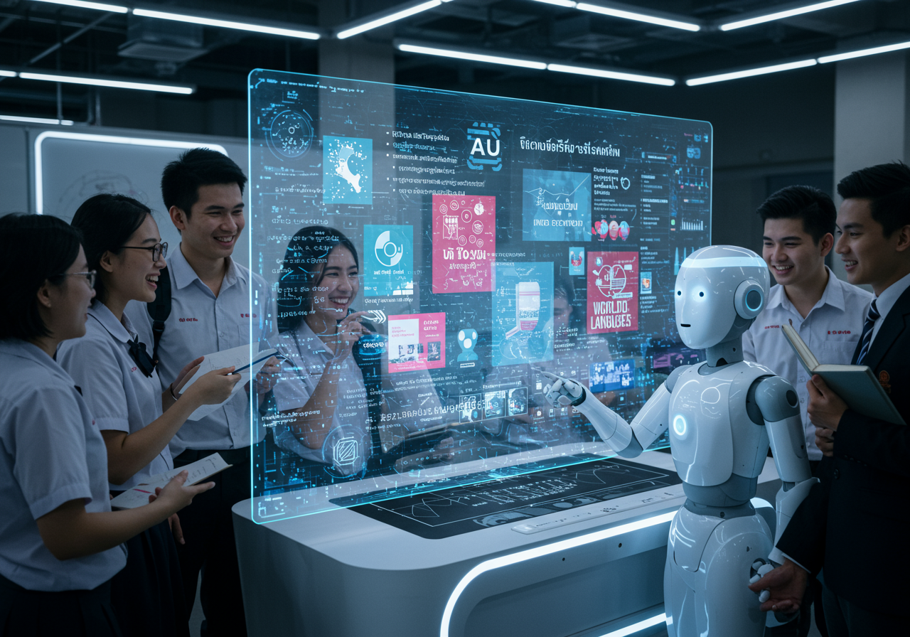 อัปเดตเทรนด์ทักษะภาษา+AI เน้นการนำเสนอที่ตอบโจทย์สายงานยุคใหม่ สำหรับคณะศิลปศาสตร์ SPU