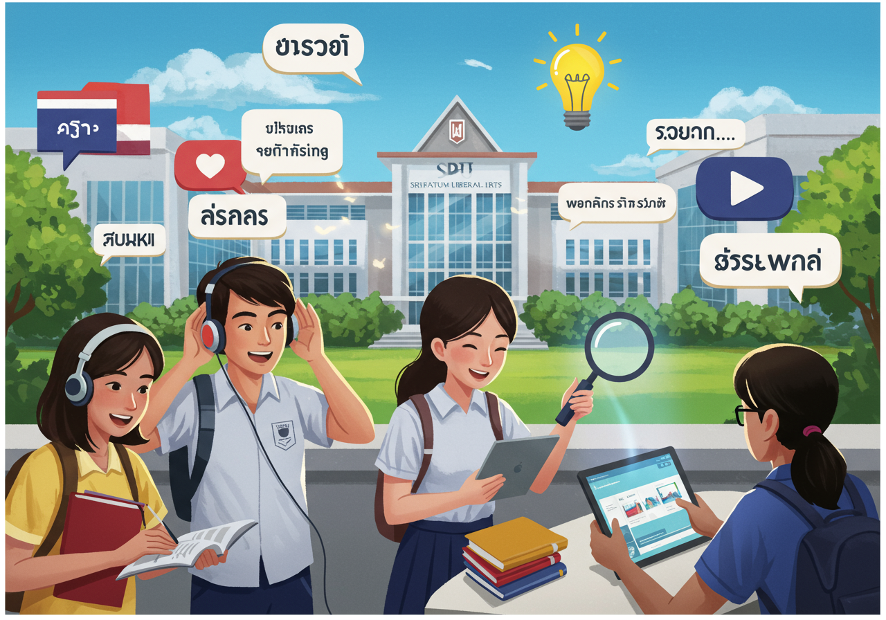 เทคนิค Active Learning ฝึกภาษาอังกฤษในชีวิตประจำวัน แม้ไม่ได้ไปต่างประเทศ สำหรับนักศึกษา SPU