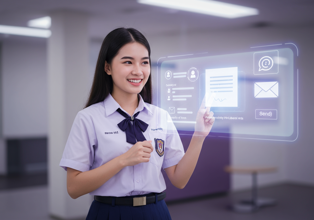 เทคนิคการเขียนอีเมลธุรกิจแบบมืออาชีพสำหรับเด็กลูกศิษย์คณะศิลปศาสตร์ SPU