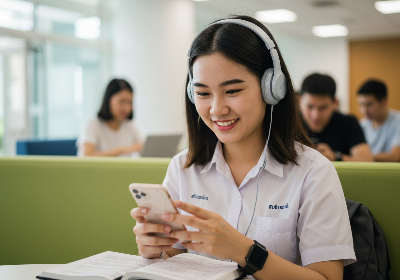 เทรนด์ใหม่! ฝึก Shadowing พูดคล่องภาษาญี่ปุ่นใน 3 เดือน สำหรับนักศึกษามหาวิทยาลัยศรีปทุม