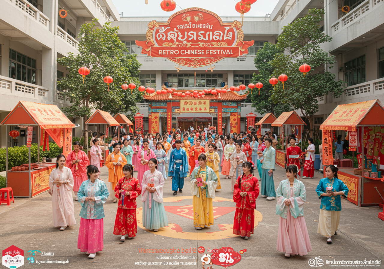 เทศกาลจีนย้อนยุค: เรียนรู้วัฒนธรรมผ่านกิจกรรมคณะศิลปศาสตร์ มหาวิทยาลัยศรีปทุม