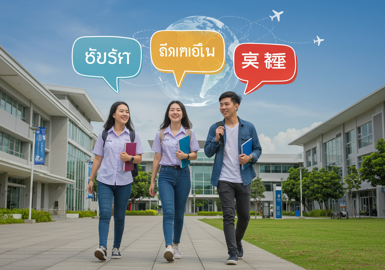 เรียน 3 ภาษา เด่นที่ SPU เปิดประตูสู่งานอินเตอร์ Gen Z ต้องไม่พลาด!
