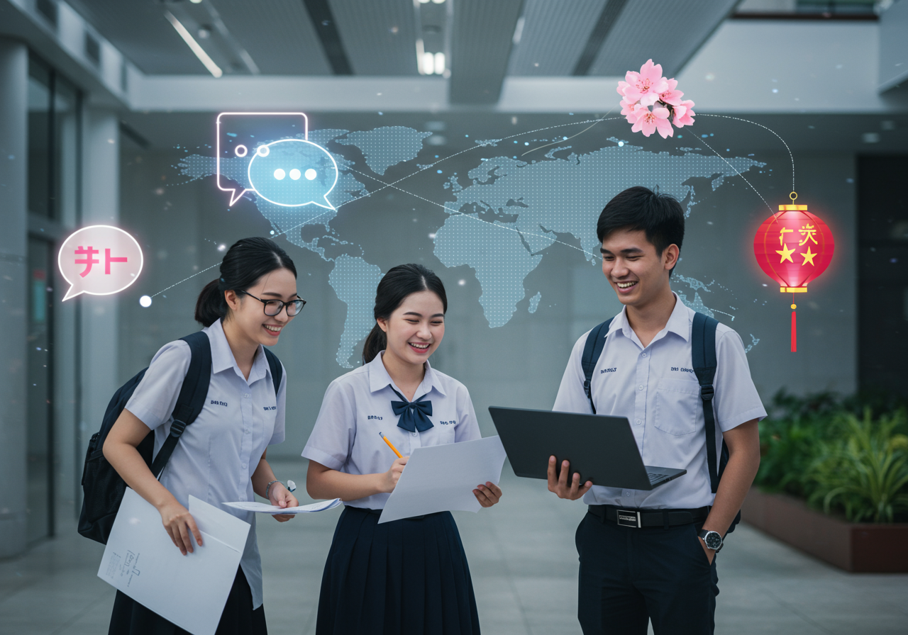 เรียน 3 ภาษาหลักที่ตลาดงานต้องการ คณะศิลปศาสตร์ มหาวิทยาลัยศรีปทุม