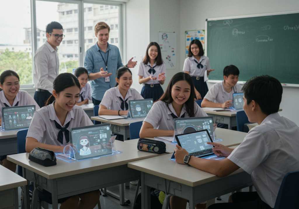 เรียนกับเจ้าของภาษา พร้อม AI ตัวช่วยทักษะอนาคตที่คณะศิลปศาสตร์ ม.ศรีปทุม