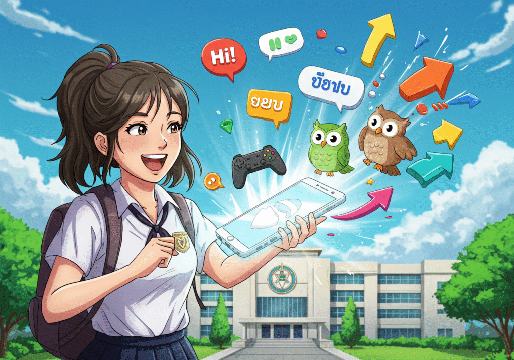 เรียนภาษาที่ SPU: คณะศิลปศาสตร์ พาเปิดประสบการณ์การใช้แอปและเกมเพื่อพัฒนาทักษะภาษา