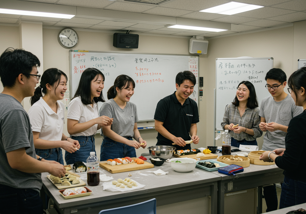 เรียนภาษาผ่านความอร่อย: สำรวจวัฒนธรรมอาหารระดับโลกกับนิสิตคณะศิลปศาสตร์ SPU
