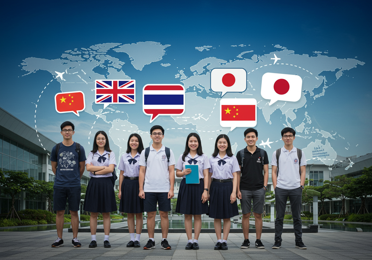 เรียนภาษาเชื่อมโลกที่คณะศิลปศาสตร์ มหาวิทยาลัยศรีปทุม: พร้อมลุยงานโกอินเตอร์