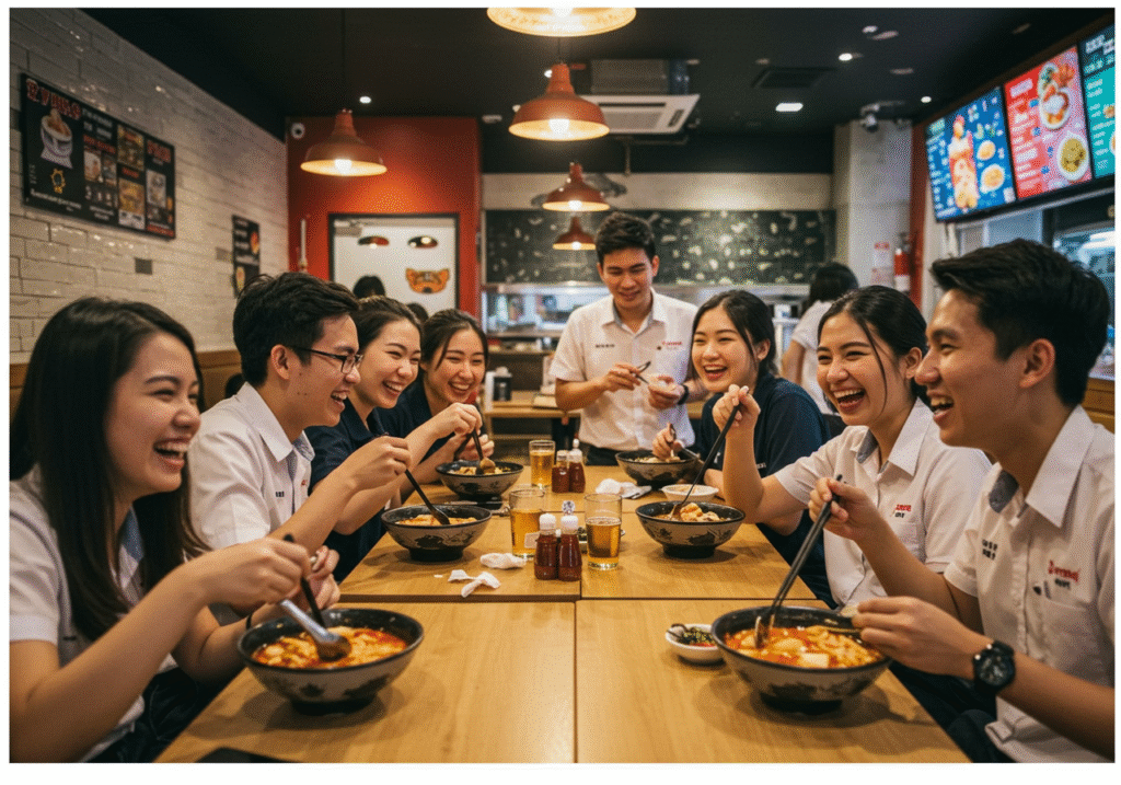 เส้นทางปักหมุดความอร่อย: รีวิวร้านอาหารจีนสำหรับเด็กศิลปศาสตร์ ม.ศรีปทุม