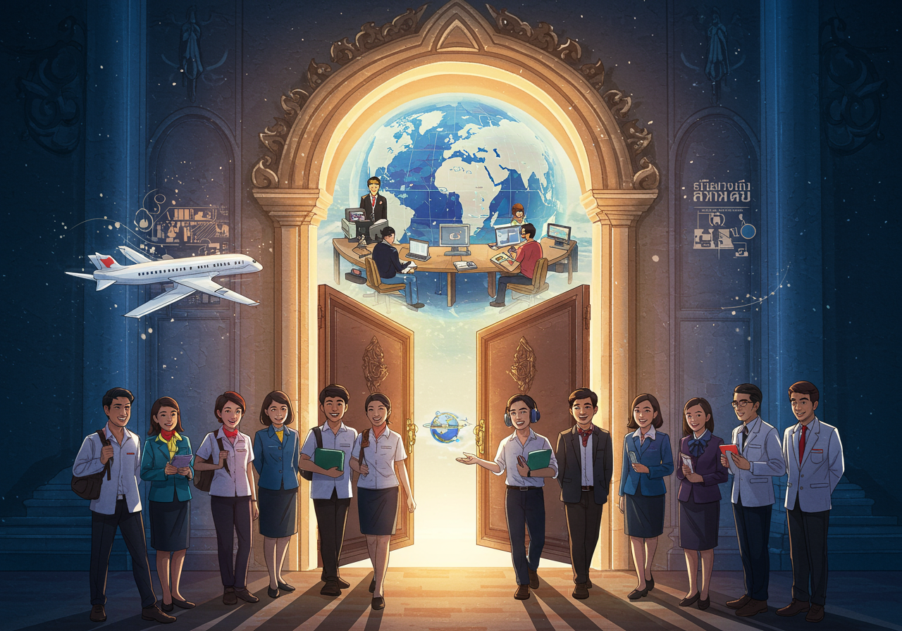 เส้นทางอาชีพสายศิลปศาสตร์: จบคณะศิลปศาสตร์ SPU ทำงานอะไรได้บ้าง?