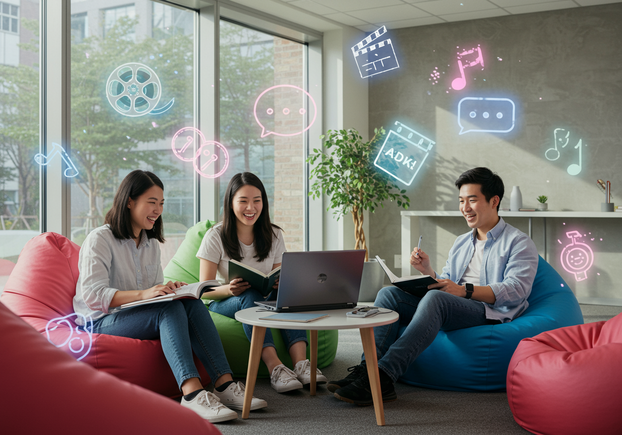 ไขเคล็ดลับเรียนภาษาแนวใหม่กับคณะศิลปศาสตร์ SPU: ฝึกฟัง-พูดจากซีรีส์และเพลงสุดฮิต