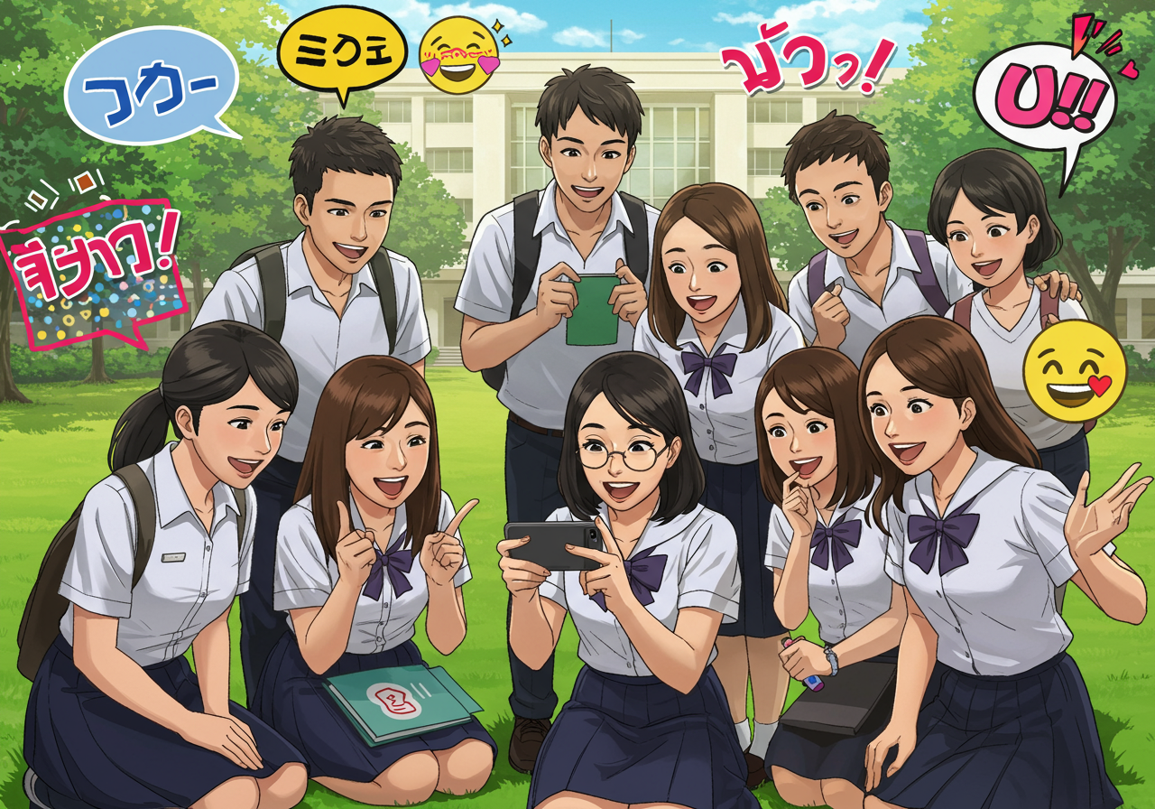 10 คำสแลงญี่ปุ่นที่นักศึกษาคณะศิลปศาสตร์ มหาวิทยาลัยศรีปทุม (SPU) ควรรู้ปี 2025