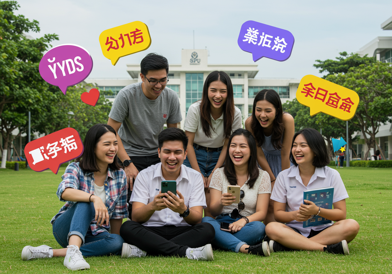 5 คำสแลงจีนสุดฮิต 2025 ที่เด็กคณะศิลปศาสตร์ SPU ต้องรู้: อัพเดทเทรนด์จาก Douyin และ Gen Z