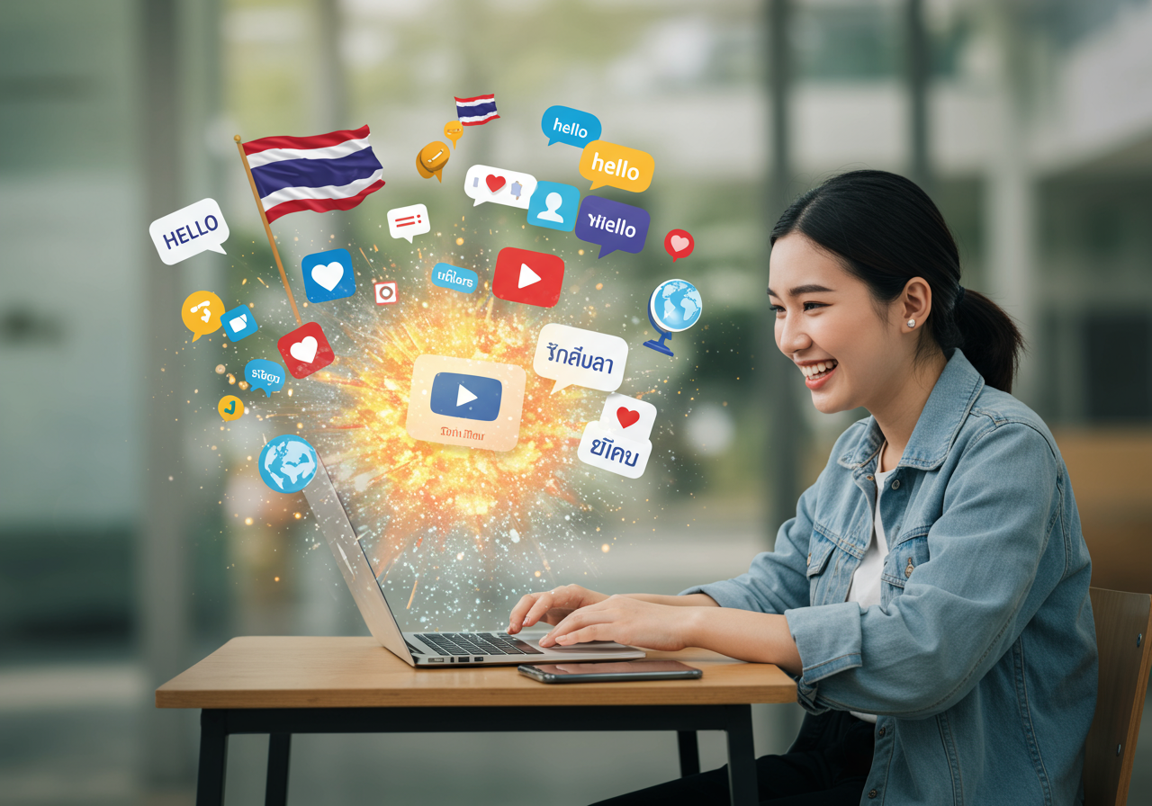 Content Creator สองภาษา: สร้างโอกาสใหม่ในยุคออนไลน์กับคณะศิลปศาสตร์ SPU