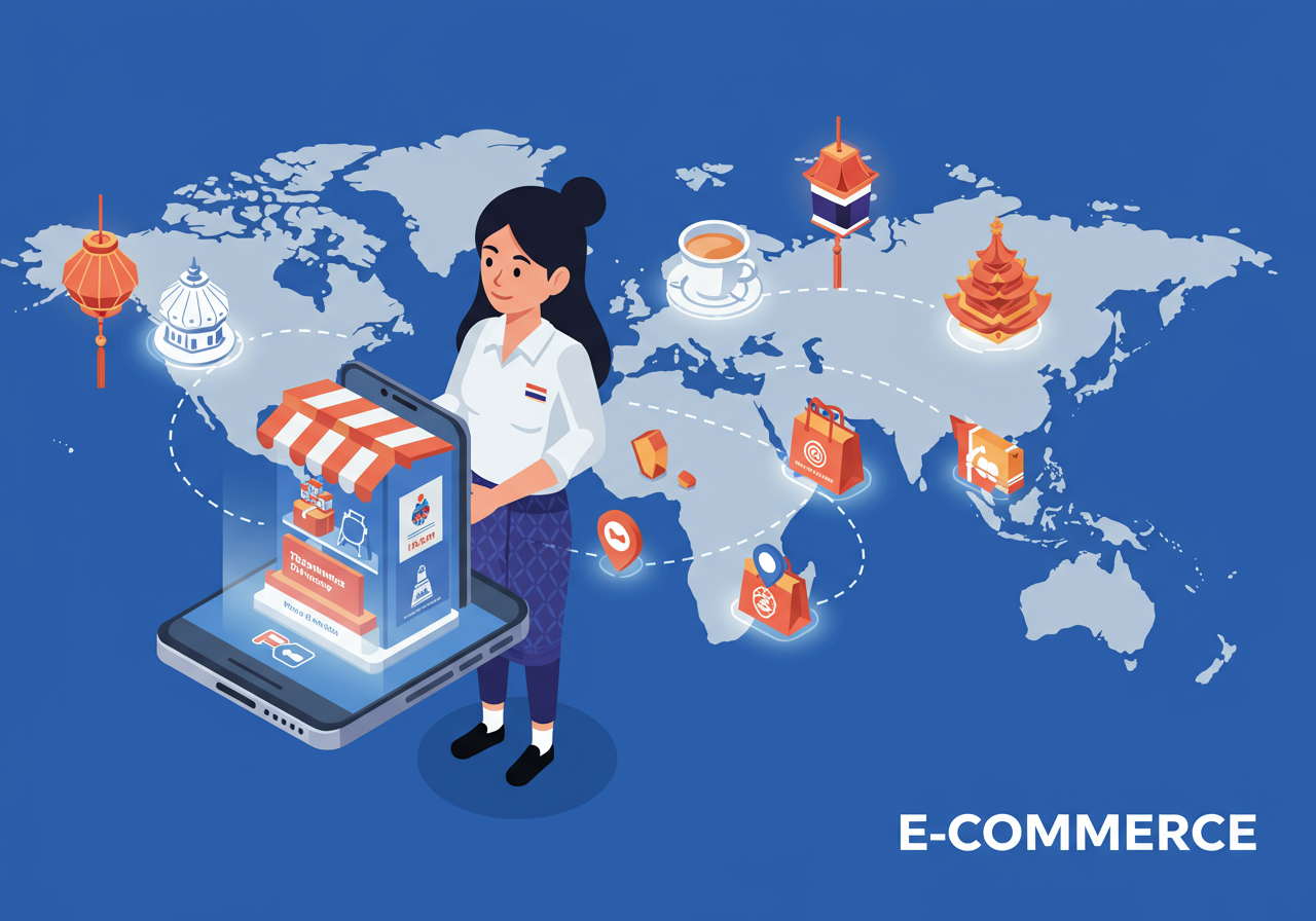 Cross-border E-Commerce: โอกาสและความท้าทายสำหรับนักศึกษาคณะศิลปศาสตร์ SPU