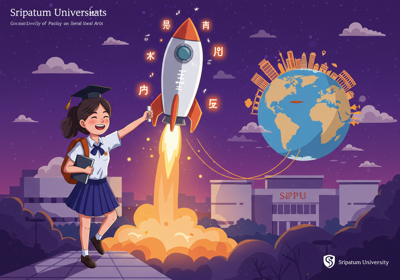 Pīnyīn & Tones สำคัญอย่างไร? ต่อยอดสายงานอินเตอร์สำหรับนักศึกษาคณะศิลปศาสตร์ มหาวิทยาลัยศรีปทุม