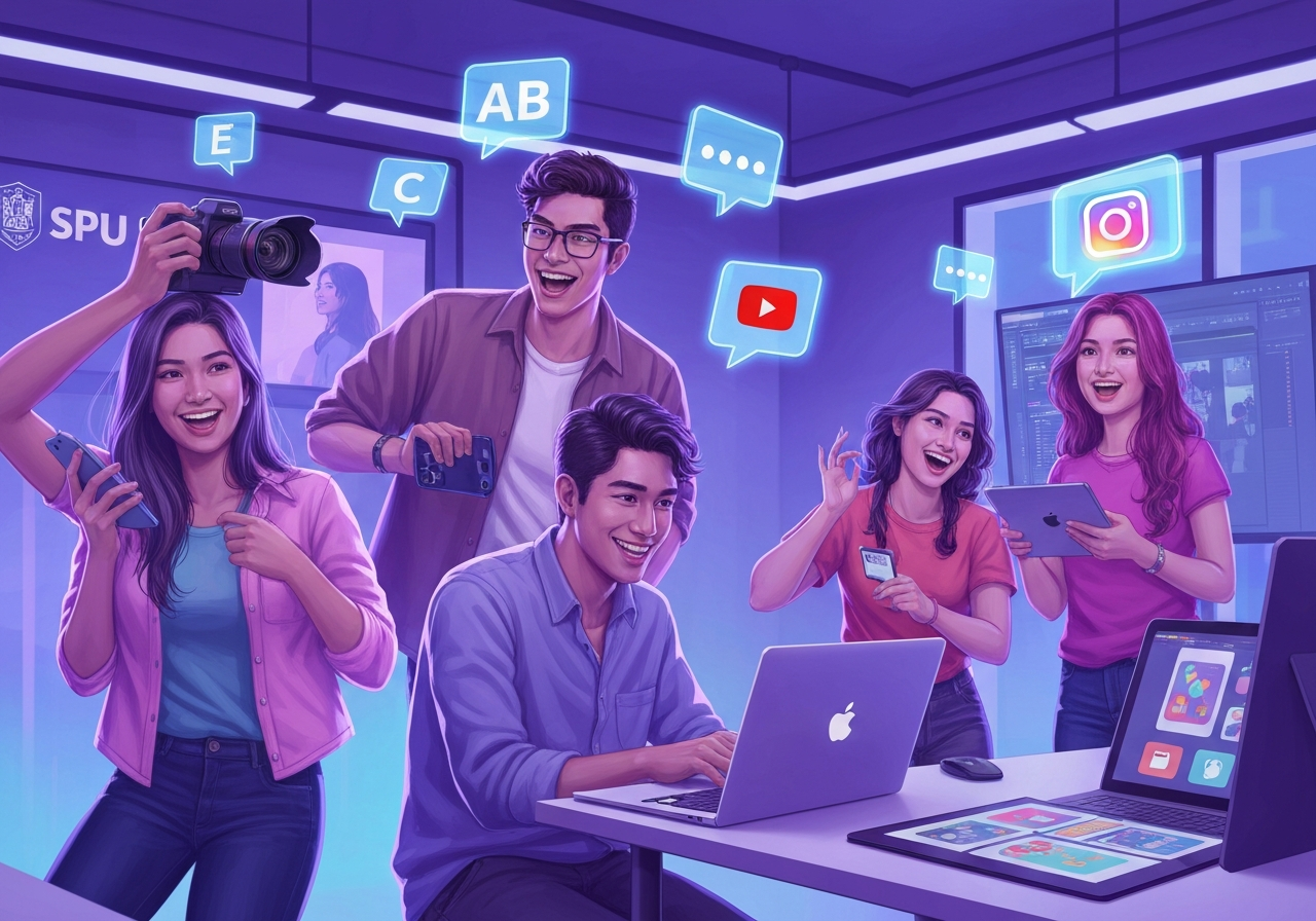 คณะศิลปศาสตร์ SPU กับการสร้างคอนเทนต์ภาษาอังกฤษที่โดนใจสายดิจิทัล