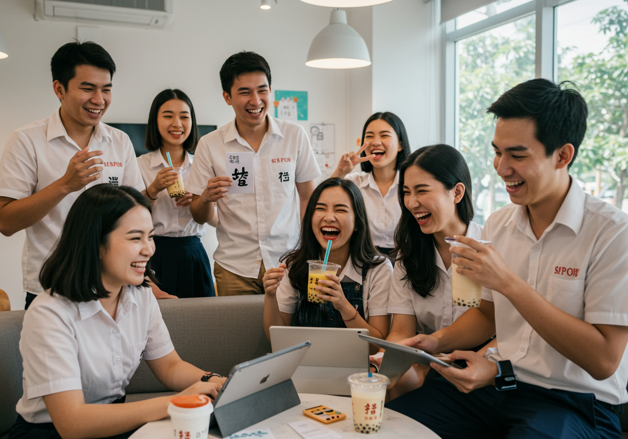 ชีวิตชิคในรั้วมหาวิทยาลัยศรีปทุม: วลีอินเทรนด์ภาษาจีนที่เด็กศิลปศาสตร์นิยมใช้