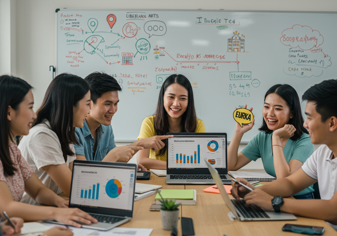 บทบาทของการนับ การวิเคราะห์สถิติ และการใช้เวลาในการศึกษาวิจัยคณะศิลปศาสตร์ SPU