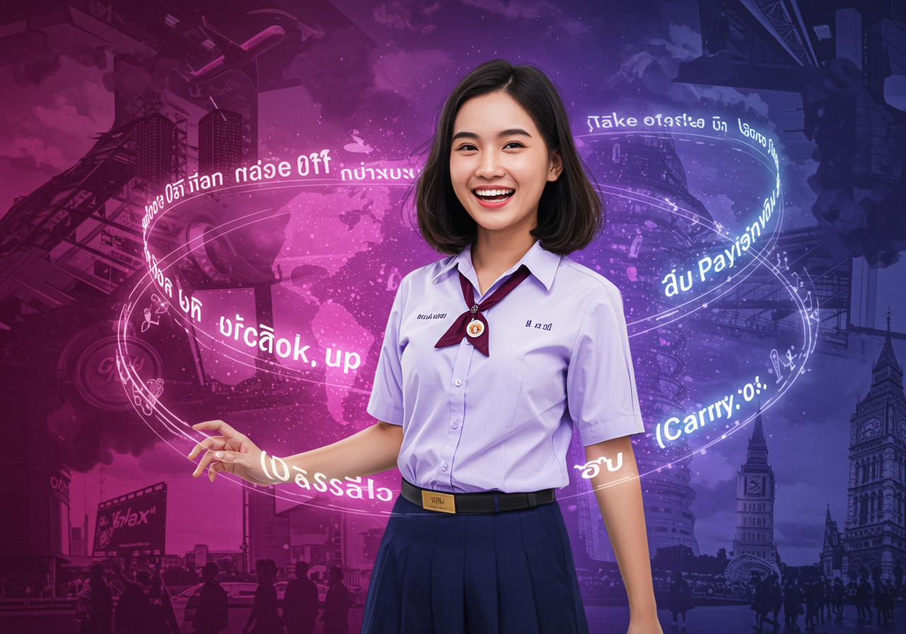 ประโยชน์ของการฝึก Phrasal Verbs สำหรับนักศึกษาคณะศิลปศาสตร์ ม.ศรีปทุม (SPU)